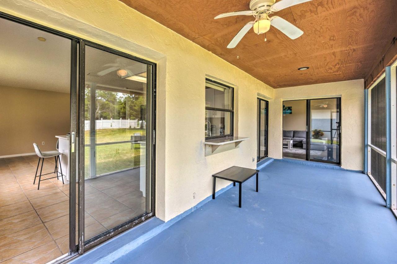 Canalfront Home With Screened Lanai And Boat Dock Palm Coast Exterior photo